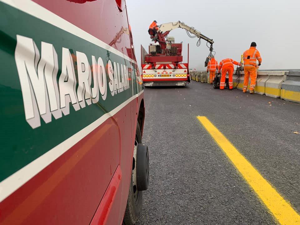 Tijdelijke voertuigkeringen en geleidebarriers